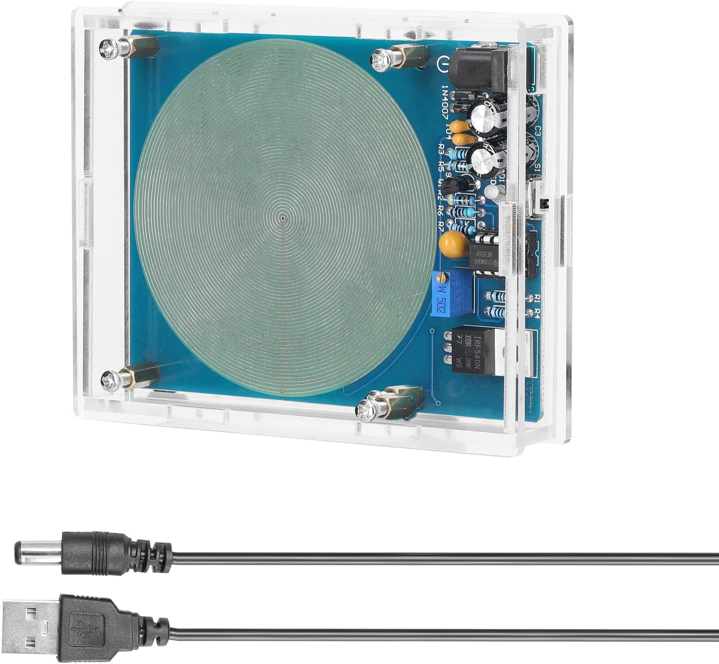 7.83Hz Schumann Waves Resonance Generator Ultra-Low Frequency Pulse Audio Resonator USB Interface, Adjustable for Improving Sleep and Heathly