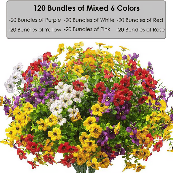 🌸Mother's Day Hot Sale 49% OFF💐 UV Resistant Colorful Artificial Flower