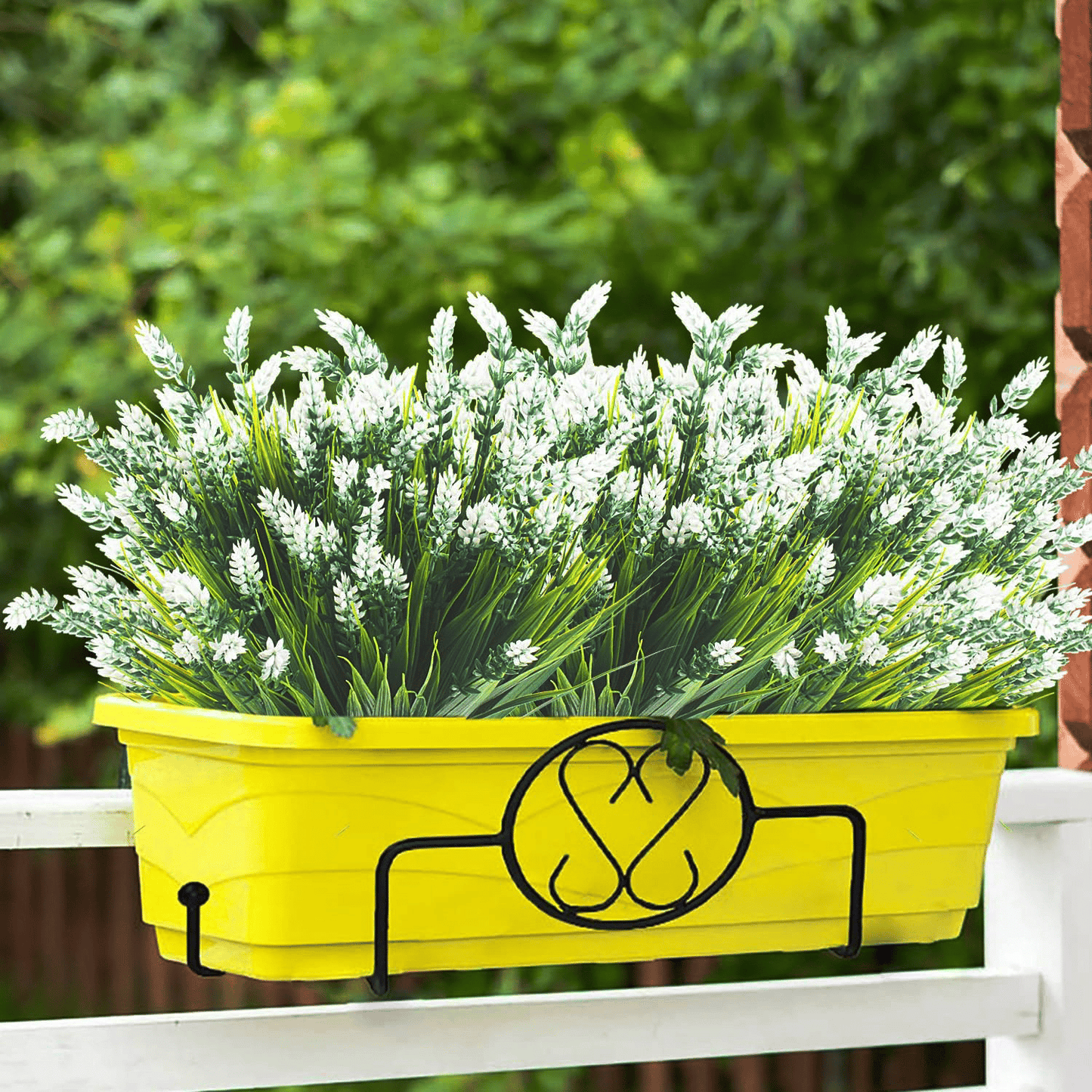 49% OFF🔥Lavender Artificial Flowers,UV Resistant Outdoor Fake Plants(1 Bundle length 13.8inches)