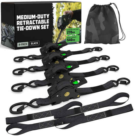Retractable Ratchet Straps
