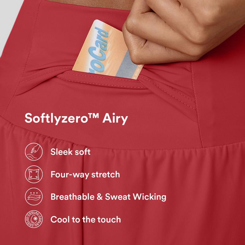 Halara Super High Waisted Back Pocket & Side Hidden Pocket 2-in-1 Yoga Shorts 2.5", Summer 2025 Running Shorts for Women, Back to School Sports Workout Shorts, Gym Outfit