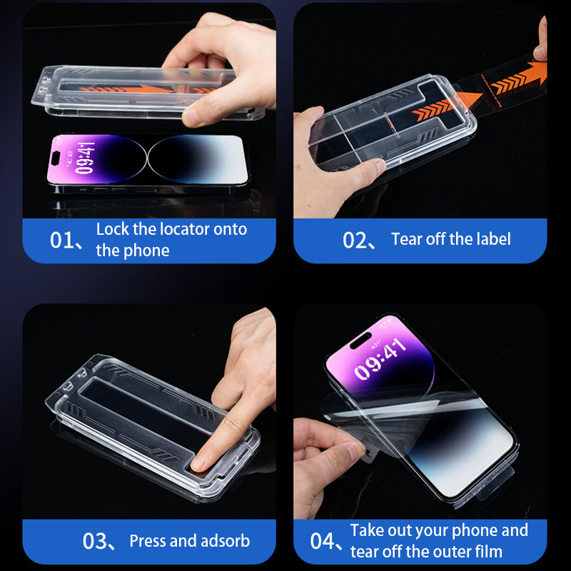 🎄New Year's Special 2025⛄🔔For Galaxy S25/S24/S23 Ultra and Note20 Ultra Series and For iPhone 16/15/14 Series Privacy Glass Screen Protector, Auto Dust-Elimination Installation, Bubble Free