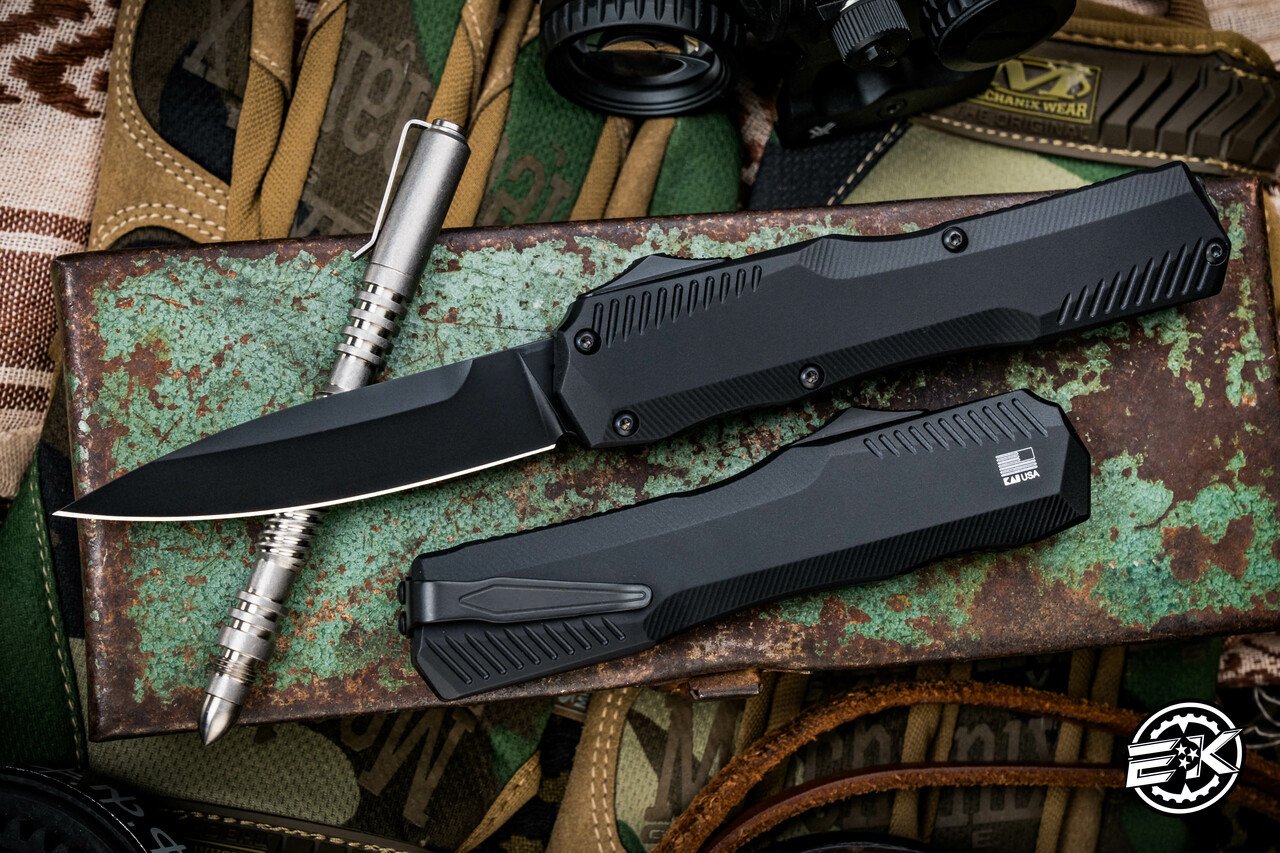 🔥LAST DAY 49% OFF🔥- 9000R Matt Diskin Livewire OTF AUTO Knife 3.3" CPM-MagnaCut Two-Tone Reverse Tanto Blade, (🎉50th Anniversary Edition🎉)
