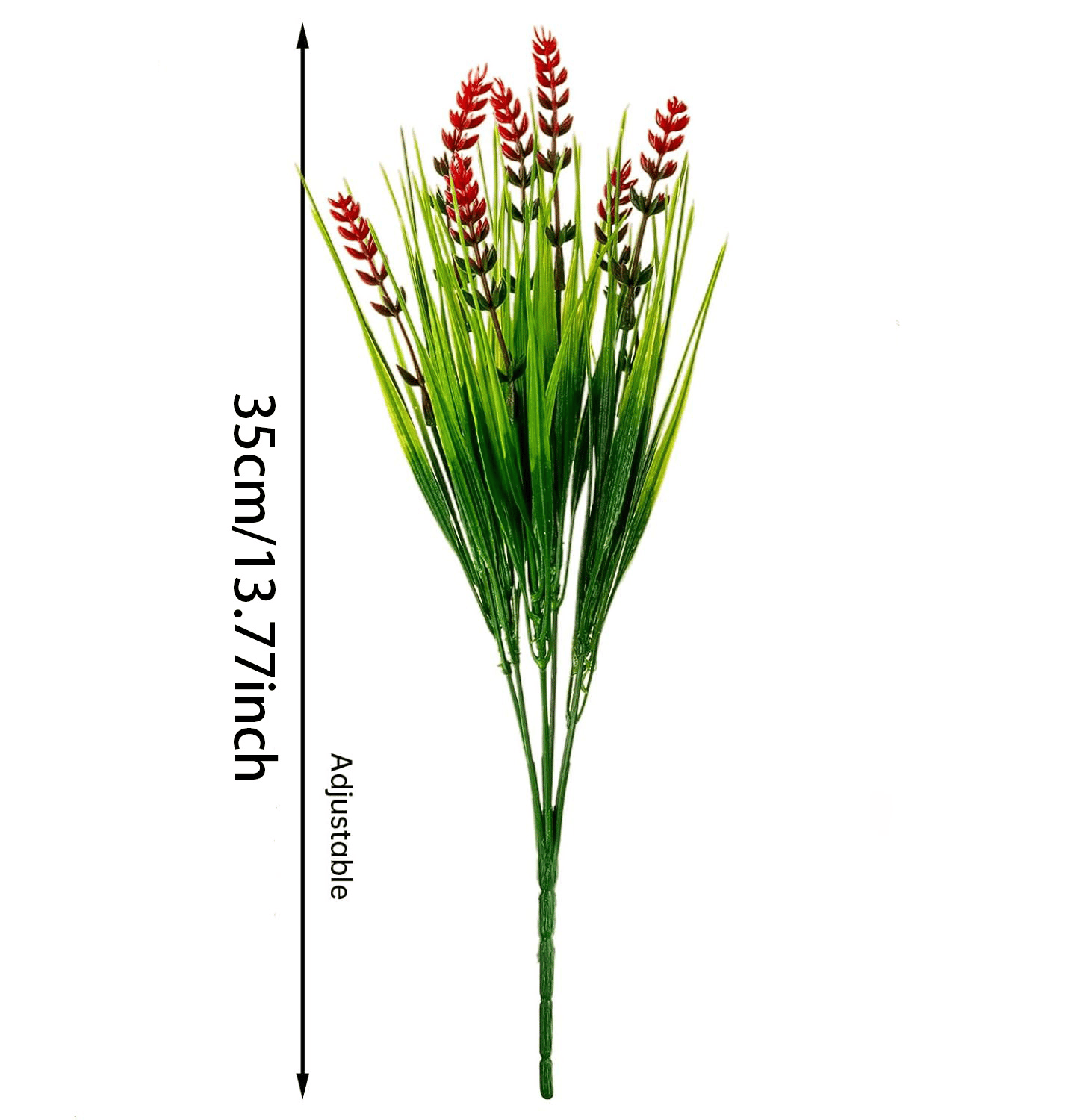 49% OFF🔥Lavender Artificial Flowers,UV Resistant Outdoor Fake Plants(1 Bundle length 13.8inches)