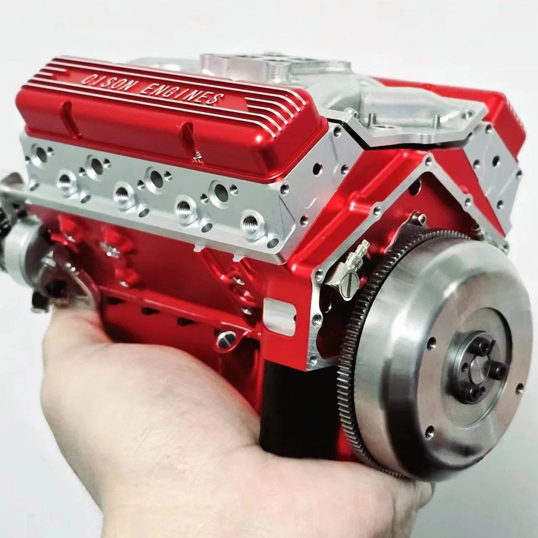 Gasoline OHV V8 Small-block Engine Model Kits 4-Stroke 44cc Water-Cooled 1/6