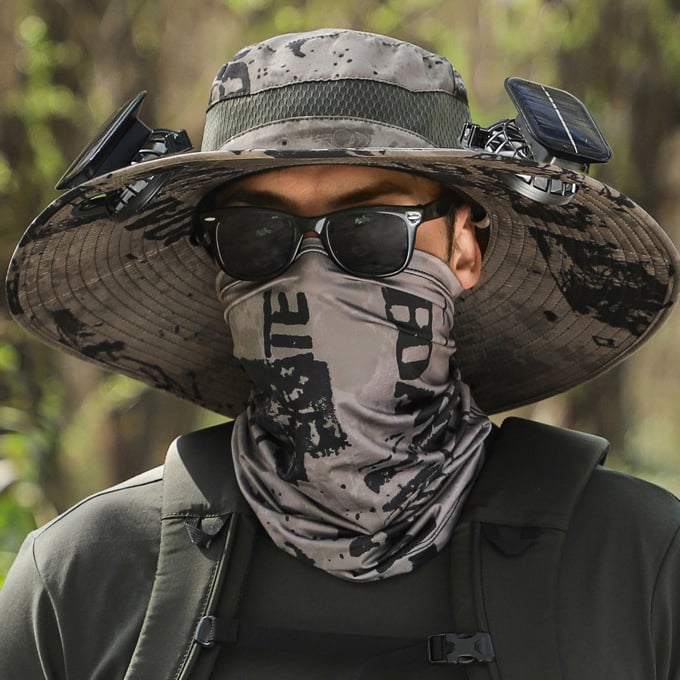 🏆 50K+ SOLD! ⚡2025 New Ultralight Solar Fan Sun Hat – Lighter Than a Baseball!⚾(Only 11oz)