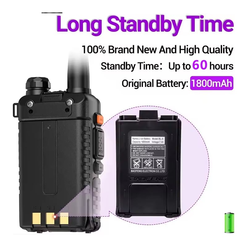 🔥LAST DAY 69% OFF📻✨ UV-5R Dual Band Ham Radio – Stay Connected Anywhere! 🌍🚶‍♂️