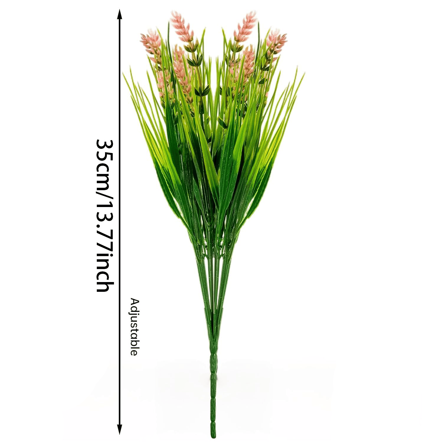 49% OFF🔥Lavender Artificial Flowers,UV Resistant Outdoor Fake Plants(1 Bundle length 13.8inches)
