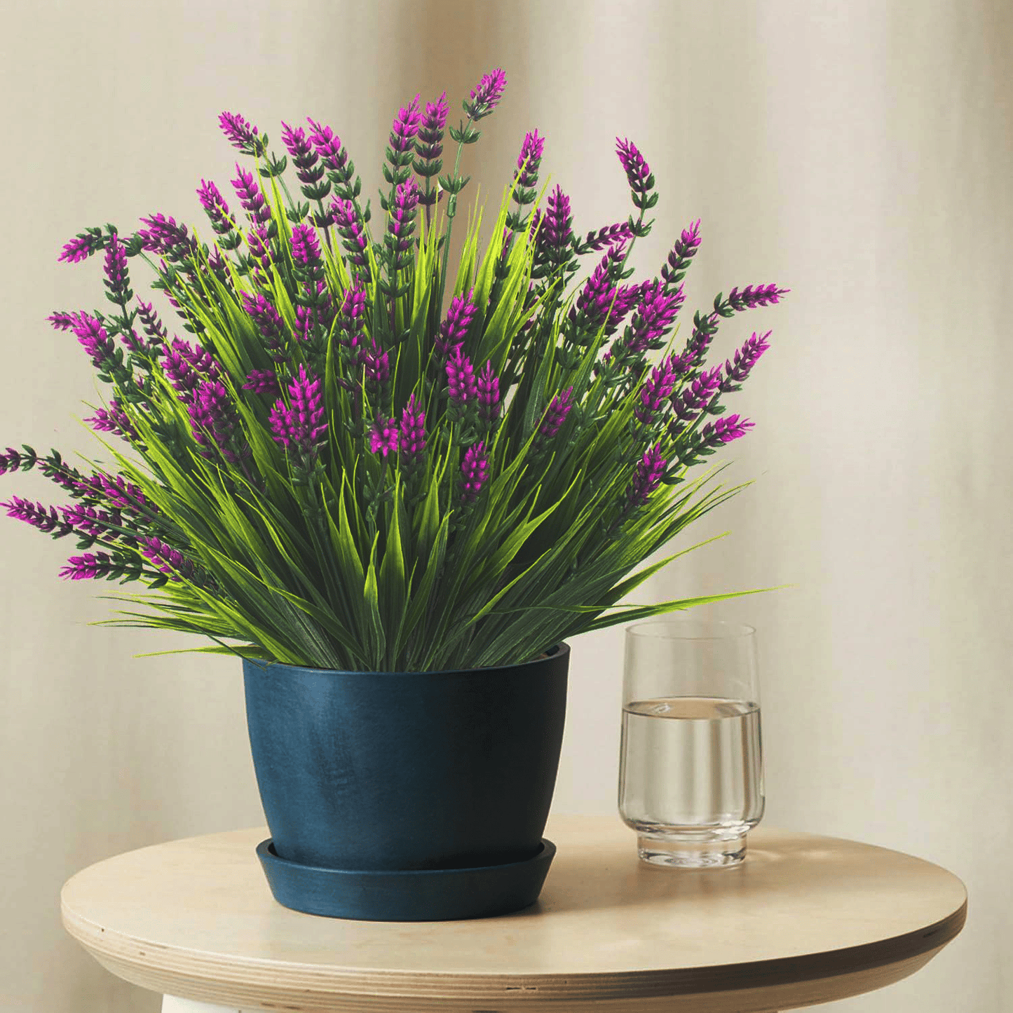 49% OFF🔥Lavender Artificial Flowers,UV Resistant Outdoor Fake Plants(1 Bundle length 13.8inches)