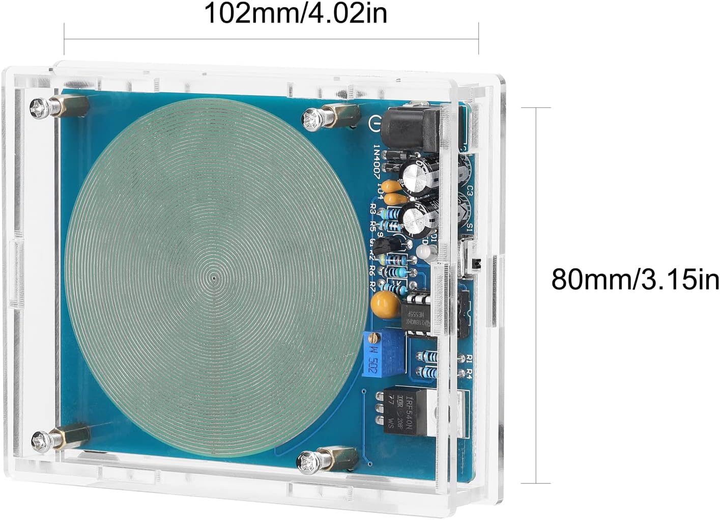 7.83Hz Schumann Waves Resonance Generator Ultra-Low Frequency Pulse Audio Resonator USB Interface, Adjustable for Improving Sleep and Heathly