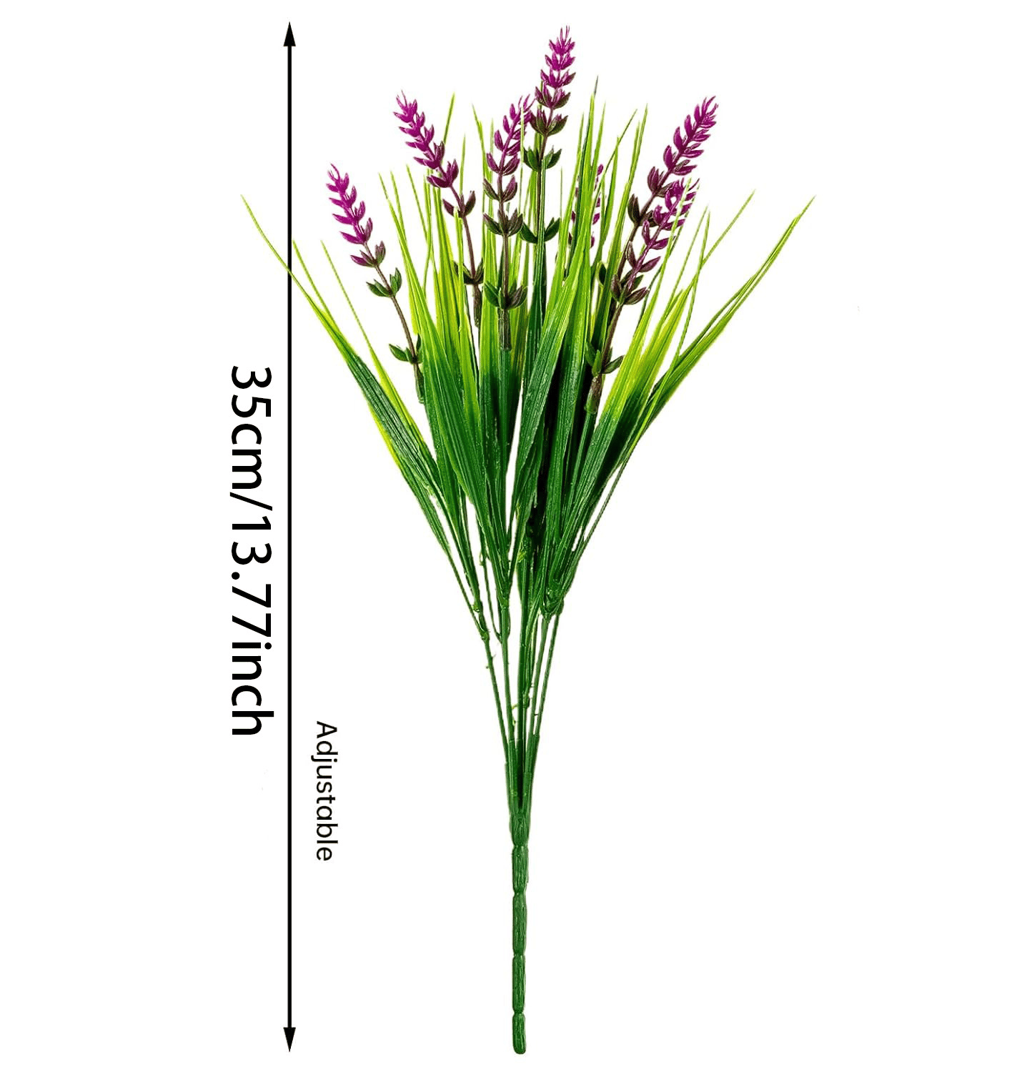 49% OFF🔥Lavender Artificial Flowers,UV Resistant Outdoor Fake Plants(1 Bundle length 13.8inches)