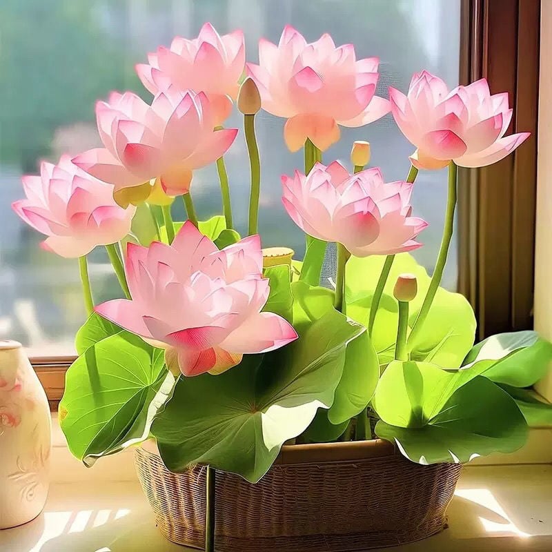 🔥[7 days germination] Last Day Sale -49% OFF💐The Sacred Bonsai Bowl Lotus Flower